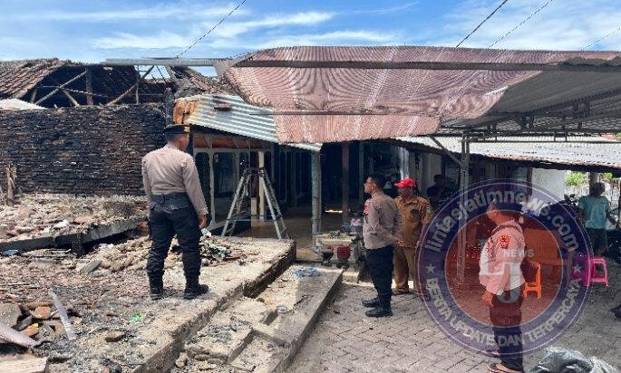Polres Pasuruan Salurkan Bantuan untuk Korban Kebakaran di Rembang