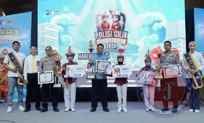 Gebyar Pocil Kapolres Gresik Cup 2025: Kebomas Raih Juara Umum, Tanamkan Disiplin Sejak Dini