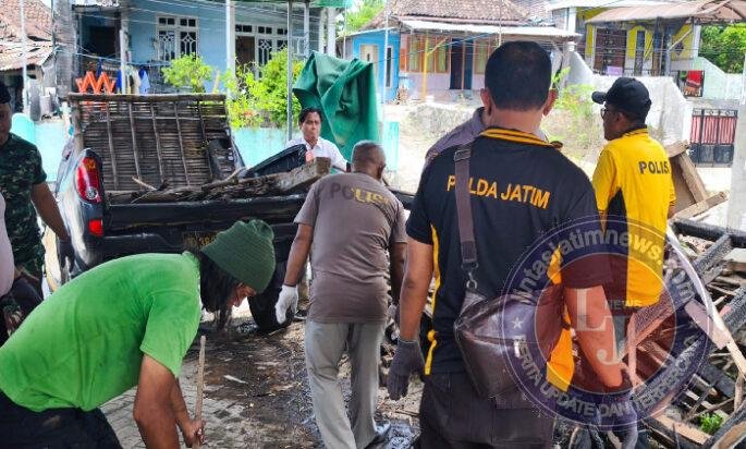 Polsek Rembang Gelar Baksos Peduli Pasca Kebakaran di Desa Pandean