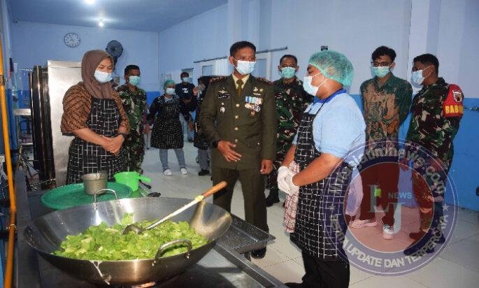 Dandim 0806/Trenggalek Awasi Langsung Dapur MBG, Pastikan Sesuai Standar BGN